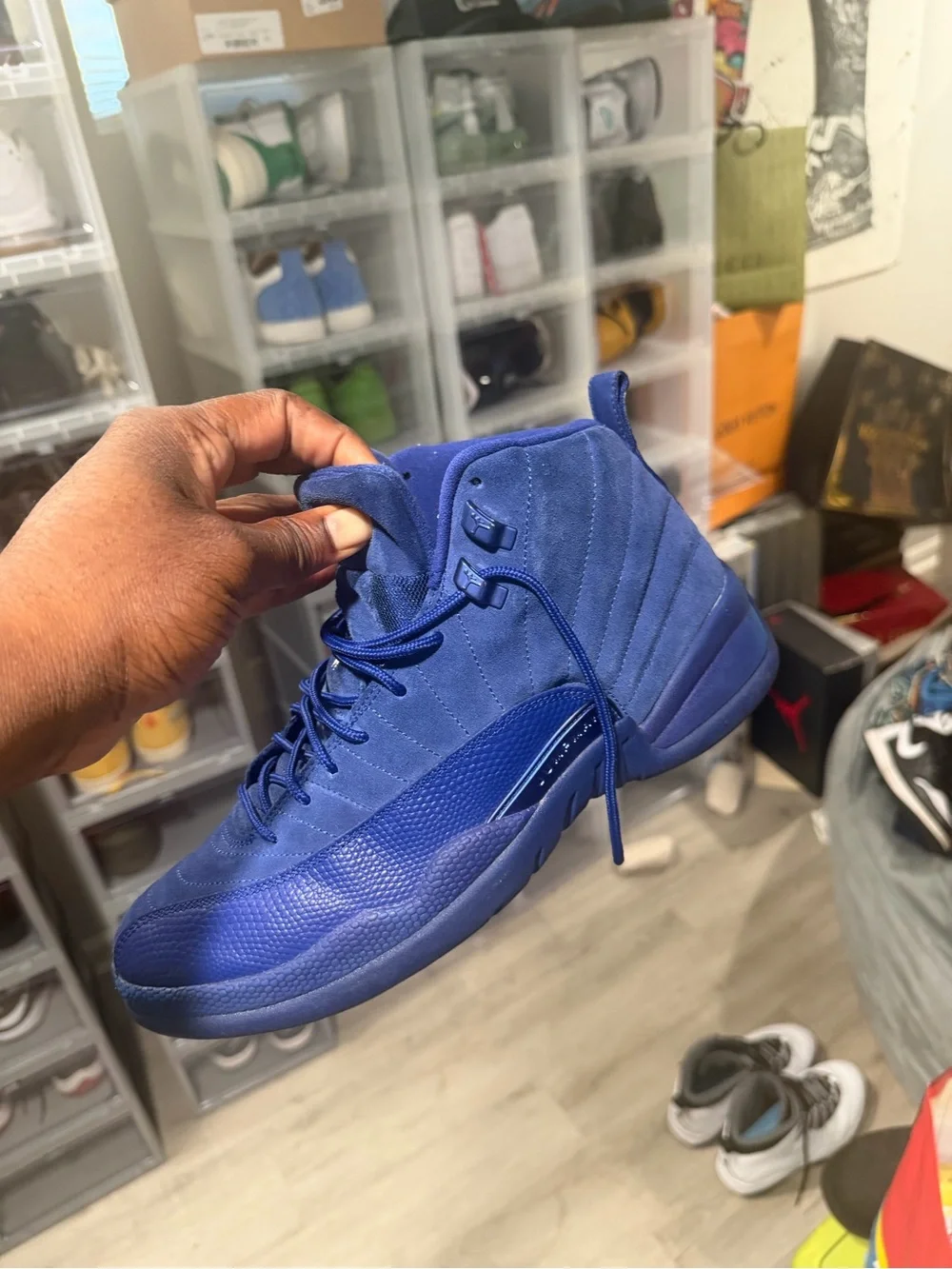 Jordan Men's Royal Blue High-Top Basketball Sneakers